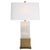 Alabaster White Alabaster Lamp For Sale - Image 8 of 8