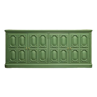 Bassett Sage Green Credenza For Sale