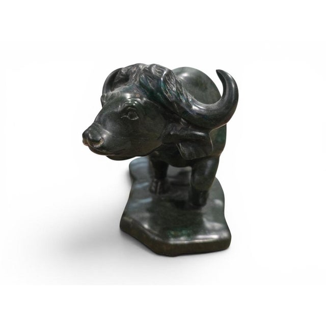 Hand-Carved Serpentine Sculpture by Fabian Musiwa, Zimbabwe, 1970s For Sale - Image 6 of 12