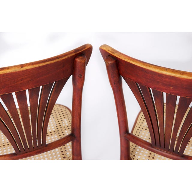 Viennese Café Chairs, Set of 4 For Sale - Image 4 of 18