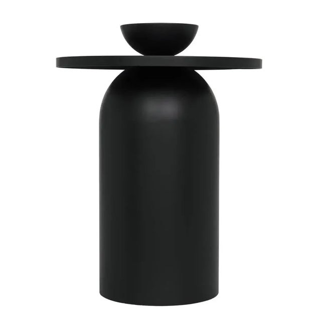 Beautifully hand crafted from industrial steel, the Arabella side table features a matte black finish and an interesting...