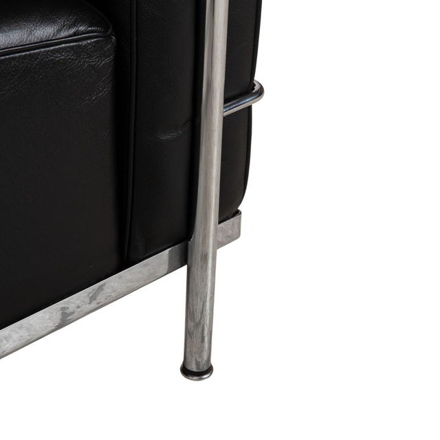 Modern LC3 Leather Club Chair by Le Corbusier for Cassina For Sale - Image 3 of 13