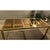 Wood Hollywood Regency Brass & Glass Dining Table by Mastercraft For Sale - Image 7 of 11