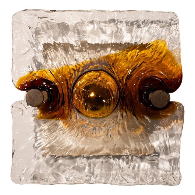 Small Wall Lamp by Toni Zuccheri for Venini, Italy, 1960s For Sale