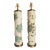 Antique Wallpaper Roller Table Lamps - A Pair For Sale