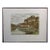Roger Hebbelinck "La Dordogne a Bergerac" Hand Signed Color Etching Unframed For Sale