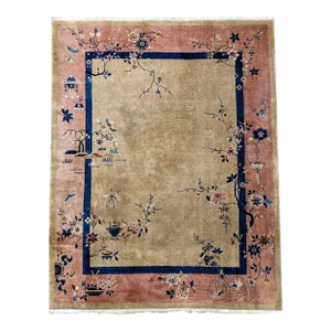 1920s Antique Chinese Art Deco Rug