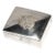 Mid Century Vintage Sterling Silver Box Eagle Emblem Desk Keepsake Box Luxury Home Decor For Sale