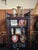 Wood Vintage Bamboo and Glass Vitrine For Sale - Image 7 of 10
