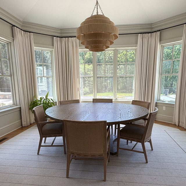 Farmhouse Round 78” Dining Table For Sale - Image 3 of 11