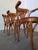 Vintage Bentwood Dining Chairs with Red Faux Leather in the style of Thonet Style, 1970s, Set of 4 For Sale - Image 12 of 15