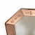 Mid-Century Modernist Shadowbox Mirror With Reversed Etching in Smoked Rose For Sale In New York - Image 6 of 11