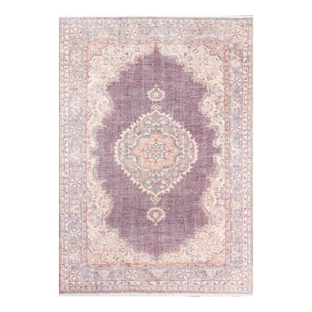 Momeni Helena Saloni Plum 8' X 10' Area Rug For Sale