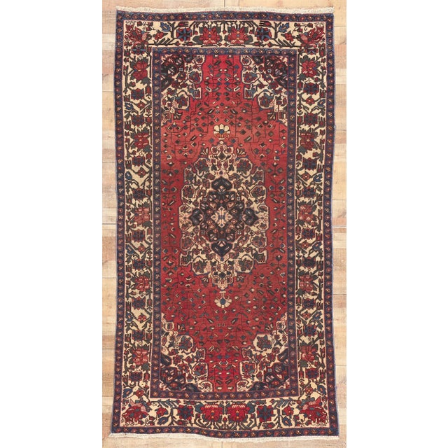 Mid 20th Century Vintage Persian Mahal Rug - 05'01 x 09'11 For Sale - Image 9 of 9