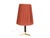 Mid-Century Modern Brass & Leather Table Lamp, 1950s For Sale - Image 11 of 11