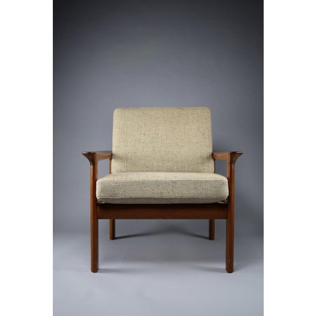 Mid-Century Danish Modern Teak Lounge Chair, 1960s For Sale - Image 10 of 14