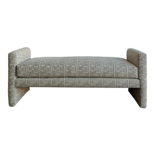 1990s Postmodern Textured Bench For Sale