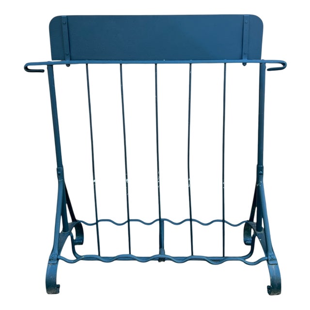 Wrought Iron Bicycle Stand Rack, 1920s For Sale