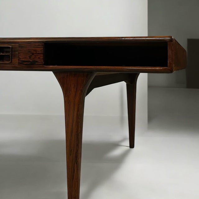 Mid-Century Modern Mid-Century Danish Rosewood Coffee Table with Drawers attributed to Nanna Ditzel for Silkeborg Møbelfabrik, Denmark, 1960s For Sale - Image 3 of 18