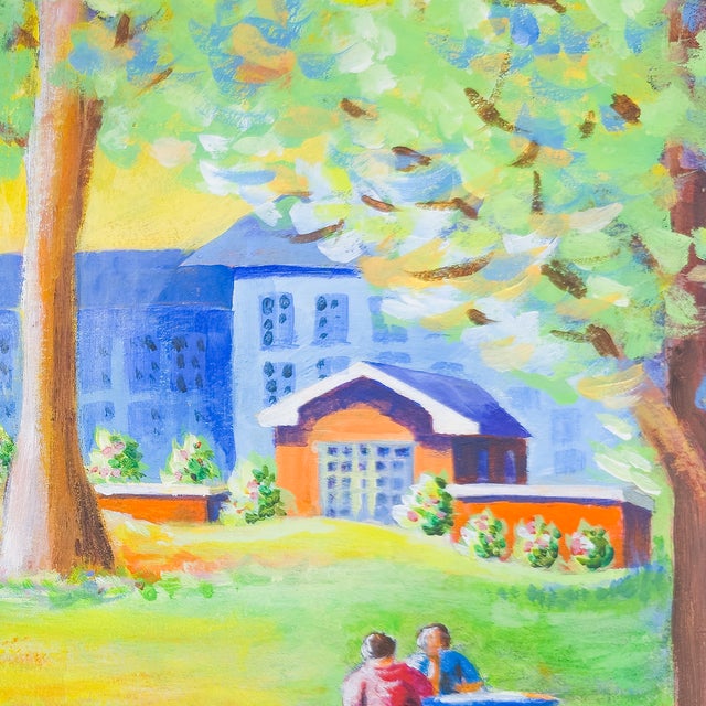 1990s Two at the Park - Tomoko Parry, C. 1990s For Sale - Image 5 of 10