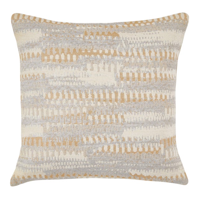 Modern Abstract Geometric Pattern Pillow For Sale