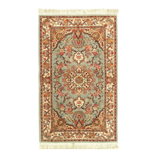 Pasargad DC Fine Hand Knotted Chinese Yazd Design Rug For Sale