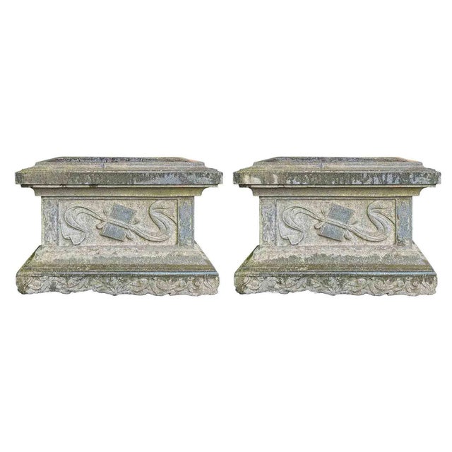 Architectural Granite Bases - A Pair For Sale In New York - Image 6 of 6