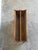 Brown Vintage Danish Modern Oak & Cane Magazine Rack Newspaper Holder For Sale - Image 8 of 9