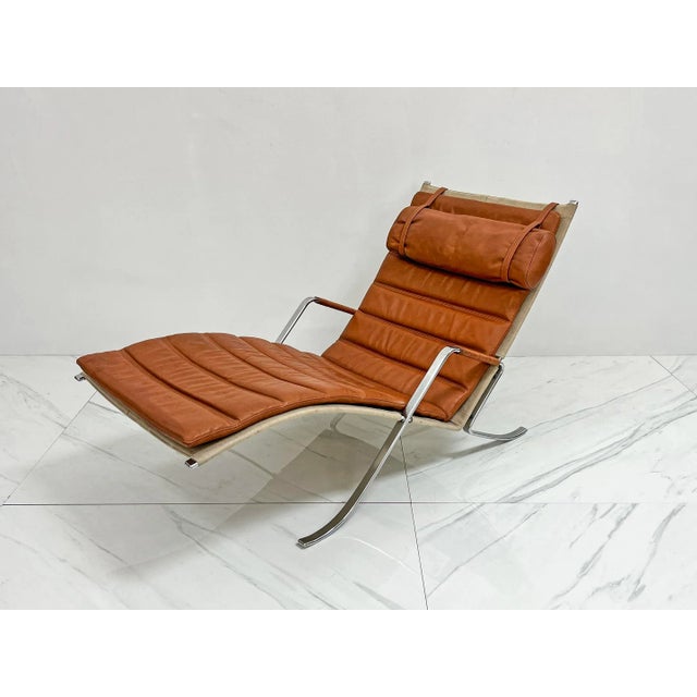Fk-87 Grasshopper Chaise Lounge by Fabricius & Kastholm for Alfred Kill, 1960s For Sale - Image 9 of 13