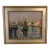 French Harbor and Sailboat Scene Oil Painting, Early to Mid 20th Century For Sale