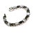 Vintage Designer Art Glass & Crystal Tennis Bracelet 1950s For Sale - Image 9 of 12