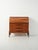 Teak Secretaire with Elongated Carved Handles, 1950s For Sale - Image 3 of 11