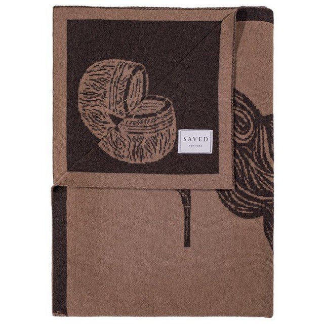 Contemporary Puff Puff Yak Blanket, 51' X 71' For Sale - Image 3 of 4