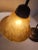 VIntage Desk Lamp With Amber Mixed Glass Glow Shade This lamp to give a nice ambiance at night and very good for using...