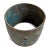 Rustic vintage iron barrel with open bottom. This piece is great for outdoor or indoor use (perfect for holding firewood)...