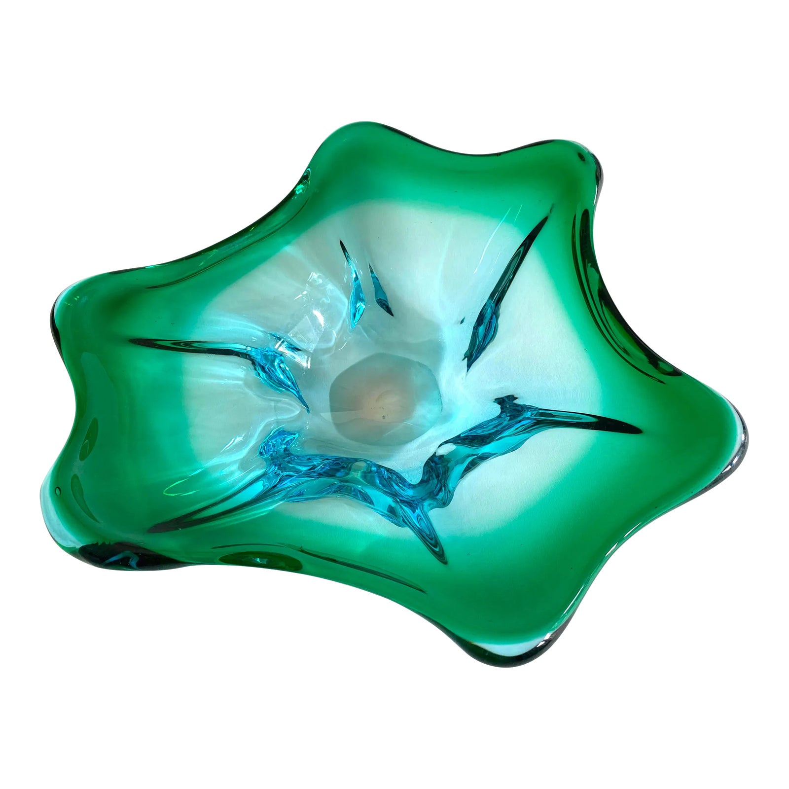 s新品SARGASSO GLASS BOWL | green VINTAGE s-l1200.jpg