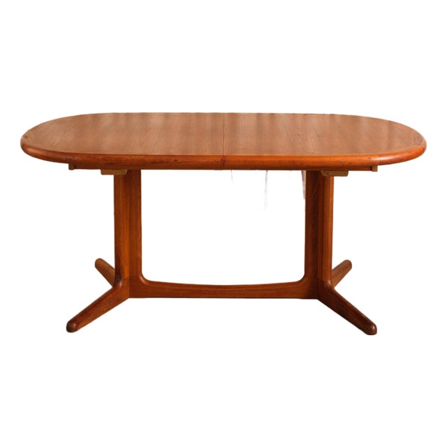 Teak Dining Table by Edvard Valentinsen for Funiture Factory Ringe, Denmark, 1960s For Sale