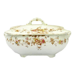 Antique English Ironstone Tureen With Lid