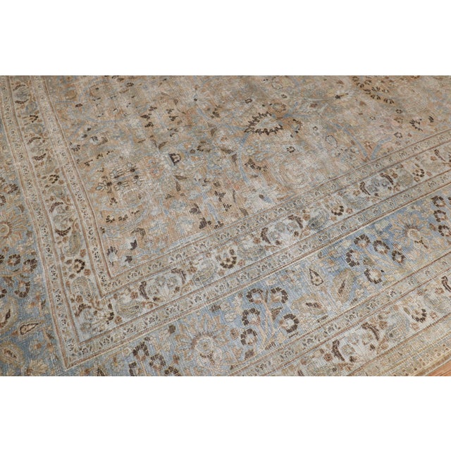 Zabihi Collection Oversize Square Antique Persian Doroksh Rug - 14'2" x 16'7" For Sale In New York - Image 6 of 12