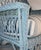 1920s Bar Harbor Robin Egg Blue Wicker Rocker For Sale In Los Angeles - Image 6 of 6