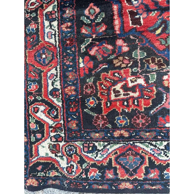 Mid-Century Kurdish Rug, 1940s For Sale - Image 13 of 17