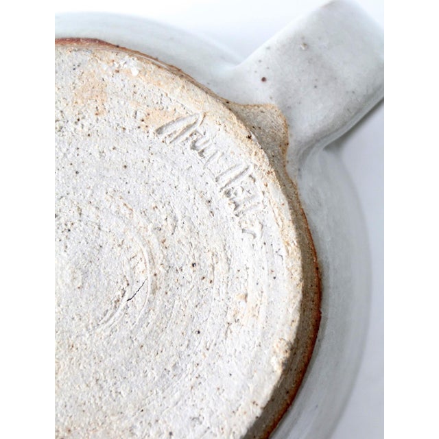 Vintage Studio Pottery Batter Bowl For Sale - Image 11 of 12