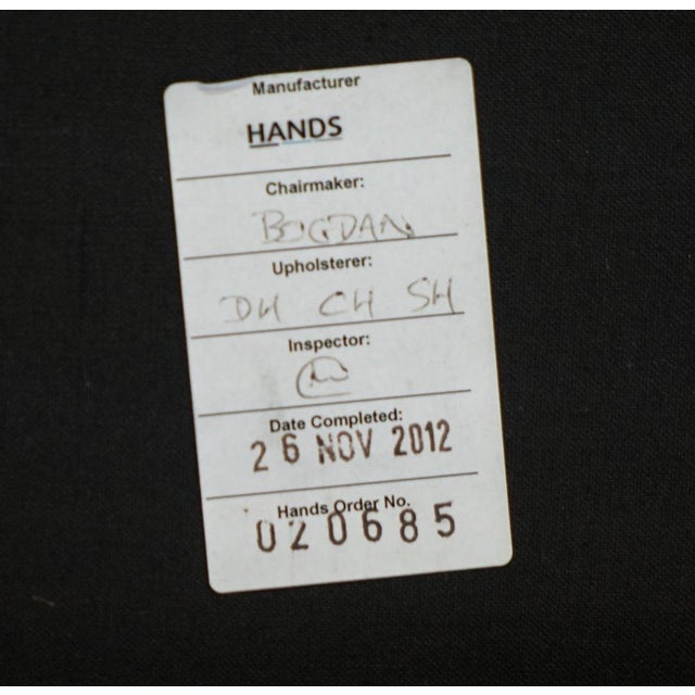 Orion Chair in Tan Brown Leather from William Hands Orion For Sale - Image 16 of 17