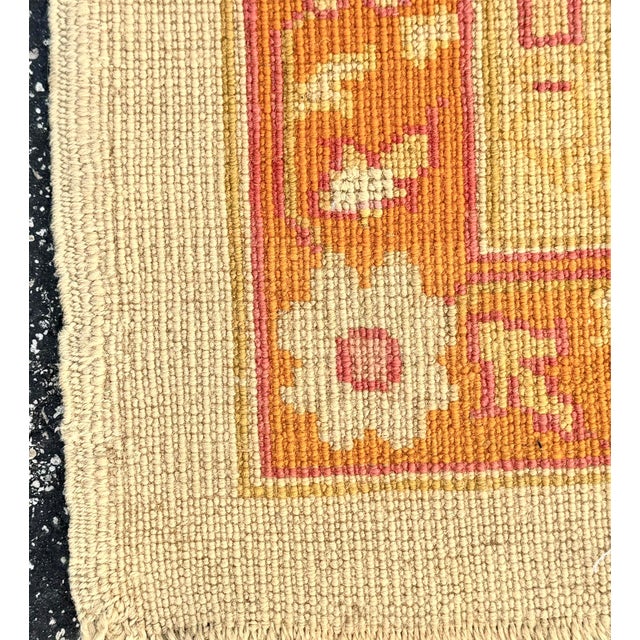 Large Turkish Oushak Rug For Sale - Image 11 of 12