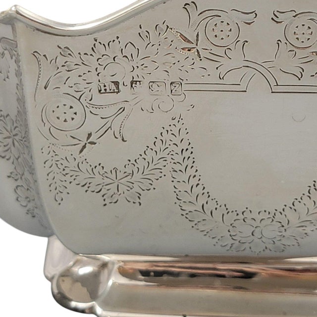 Victorian Sterling Silver Tea Service from Atkin Brothers, Sheffield, 1892, Set of 4 For Sale - Image 16 of 18