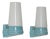 Ceramic Wall Sconces by Sigvard Bernadotte for Ifö, Sweden, 1960s, Set of 2 For Sale
