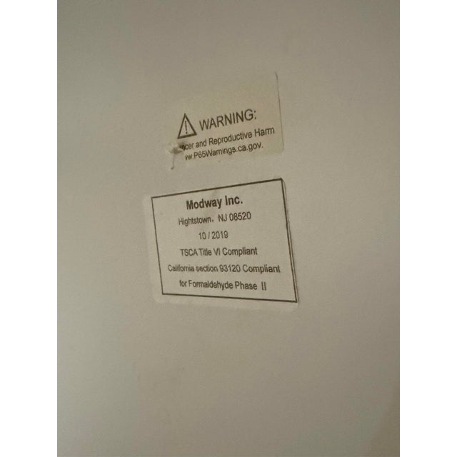 Modway Lippa Artificial Marble Top Table, 54 Inches For Sale - Image 11 of 12