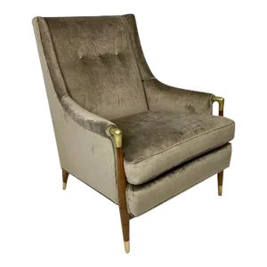 Jamestown Royal High Back Lounge Chair in the Manner of Gio Ponti