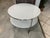 2 identical tables available for sale, The price is for a single table Coffee table with double tops in white opaline...