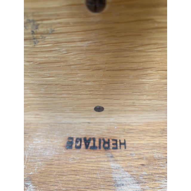 1960s Regency Heritage Cherry Side Table For Sale - Image 12 of 12